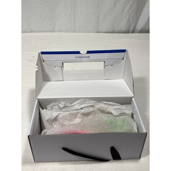 Girls Jelly Sandals Size 12 Shiekh IAN-IIS Pink Yellow Green New in Box - Picture 8 of 12